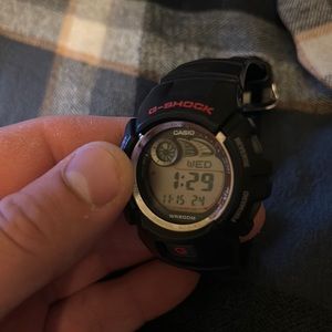 Black adult size G- Shock watch
